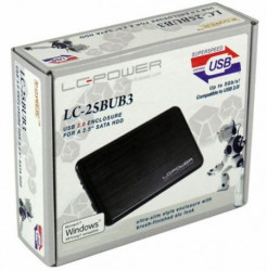 LC Power HDD rack 2.5" LC-25BUB3 SATA black USB3 - Img 1