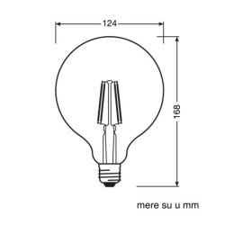 Ledvance LED filament sijalica toplo bela 4W ( 4099854091179E )-3