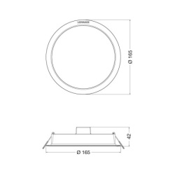 Ledvance LED ugradna panel lampa 13W   ( 4058075703100E )-2