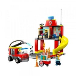 Lego city fire station and fire truck ( LE60375 )  - Img 2