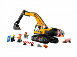 Lego city yellow construction excavator ( LE60420 )  - Img 3