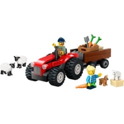 Lego Crveni poljoprivredni traktor sa prikolicom i ovca ( 60461 )-9