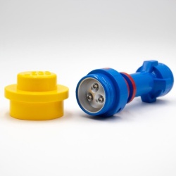 Lego Iconic baterijska lampa: crveno-žuta ( LGL-FL5A )