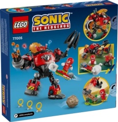 Lego knuckles vs dr eggman egg crusher mech ( LE77005 ) -5