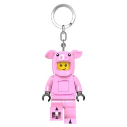 Lego Minifigure privezak za ključeve sa svetlom: Tip u kostimu praseta ( LGL-KE212H )