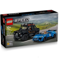 Lego speed champions jaguar project 7 & land rover defender ( 1047293 )