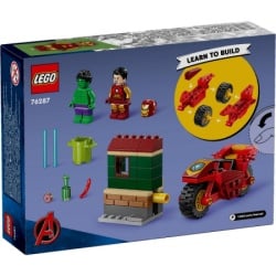 Lego super heroes iron man with bike and the hulk ( LE76287 ) -2