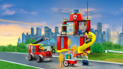 Lego Vatrogasna stanica i vatrogasno vozilo ( 60375 ) - Img 11