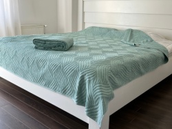 Letnji frotirni prekrivač - Sara - 200x200cm Mint boja ( VLK000543-Saramint )