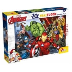 Lisciani 99771 52241 Slagalica 108pcs maxi marvel avengers 2u1 slozi i oboji ( 82079 )