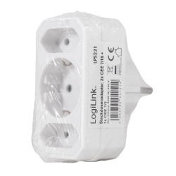 Logilink šuko adapter - lopov 2x CEE 7/16 + 1x CEE 7/3 ( 6314 )