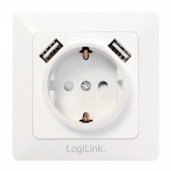 LogiLink uzidna utičnica šuko, 2 USB-A ( 4801 ) - Img 5