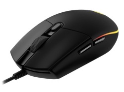 Logitech G102 lightsync gaming wired mouse, black USB