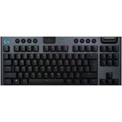 Logitech g915 x lightspeed tkl wireless gaming keyboard - black - us int'l - 2.4ghz/bt  - emea28i-935 - tactile ( 920-012721 ) -1