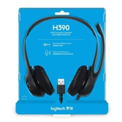 Logitech H390 corded headset black USB ( 981-000406 ) -4