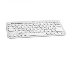 Logitech K380s bluetooth pebble keys 2 US bela tastatura - Img 6