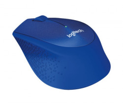 Logitech M330 silent plus wireless mouse blue