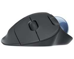 Logitech M575s ERGO Bluetooth Trackball Graphite Blue ball miš -1