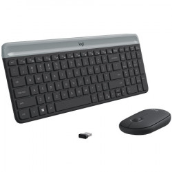 Logitech slim wireless keyboard and mouse combo MK470 graphite ( 920-009204 )  - Img 2