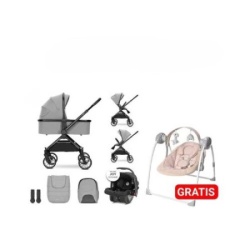 Lorelli kolica za bebe reya 3u1 - grey i gratis lezaljka portofino ( 10021952406P )