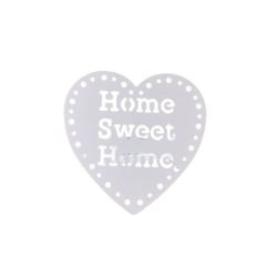 Luance gm home sweet home snala za zavese x 2 metal l sjajno bela ( 3098102 )-1