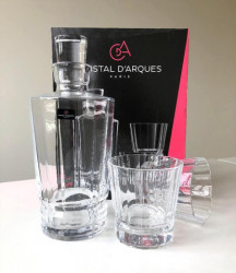 Luminarc Macassar dekanter stopper+dve čaše 1L ( P4029 )