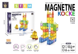 Magnetne Kocke Magnetni konstruktor Robot 186 delova Magnetne kocke ( SW12759 )
