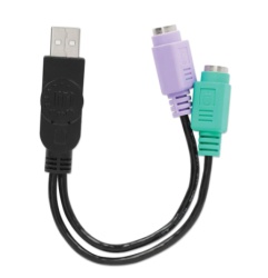  Manhattan 179027 USB 2.0 - 2x PS/2 USB adapter-2