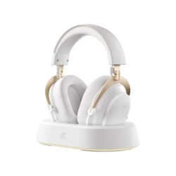 McHose V9 Turbo 60mm/Tri-mode/2000mAh/White Gold + Charging Dock RGB Bežične gaming slušalice