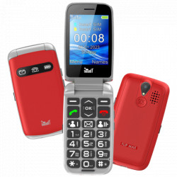 MeanIT senior flip max - crveni mobilni telefon - Img 3
