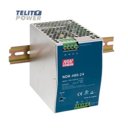 MeanWell 480W Industrijsko napajanje na DIN šini NDR-480-24 ( 2490 )