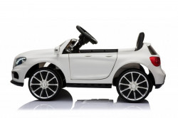 Mercedes GLA 45 AMG Licencirani auto za decu na akumulator sa kožnim sedištem i mekim gumama - Beli - Img 6