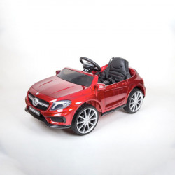 Mercedes GLA 45 AMG Licencirani auto za decu na akumulator sa kožnim sedištem i mekim gumama - Crveni - Img 7