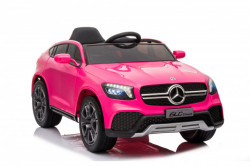 Mercedes GLC Coupe - Pink Licencirani auto na akumulator sa kožnim sedištem i mekim gumama - Img 7