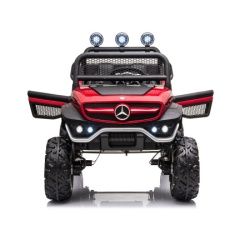 Mercedes unimog mini 4x4 licencirani auto na akumulator Crveni-2