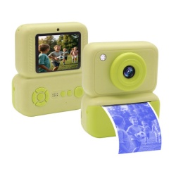 Mini kamera printer q10 + papir za stampanje fotografija zelena ( K220 )