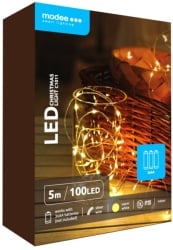 Modee Lighting ML-C1011 Lampice za jelku sa 100 toplo belih LED dioda,5m toplo bele, 3xAA-2