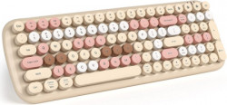 Mofii WL retro BT tastatura u milk tea boji ( SK-646BTMT ) - Img 1