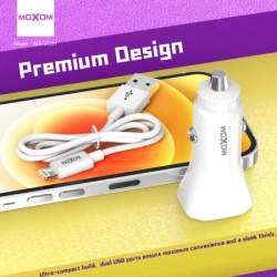 Moxom Auto punjac  mx-vc31 3a lightning beli ( A706 )-2
