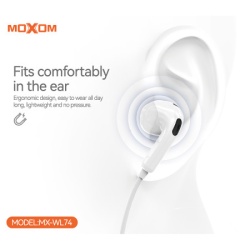 Moxom Slusalice bluetooth mx-wl74 bele ( SL1559 )-2