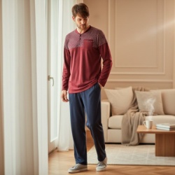 Muška pidzama Winter - komplet L veličina Model 9146 ( VLK000290-9146-L )
