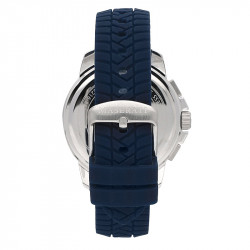 Muški maserati successo beli srebrni sportski ručni sat sa plavim silikonskim kaišem ( r8871621013 ) - Img 3