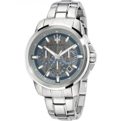 Muški maserati successo hronograf sivo srebrni sportski ručni sat sa metalnim kaišem ( r8873621006 ) - Img 6