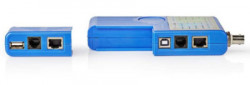 Nedis NWCTM100BU tester kablova RJ45, RJ11, BNC, USB A-B do 180m LED indikator - Img 3
