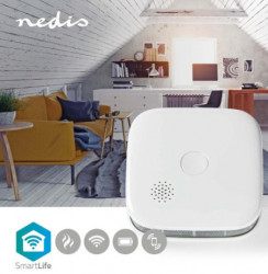 Nedis WIFIDS20WT smart life detektor dima bluetooth, Wi-Fi, Android/IOS, 85dB, white - Img 2