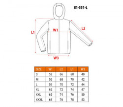 Neo tools jakna softshell troslojna M ( 81-551-M ) - Img 2