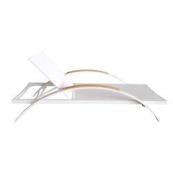 Nero aluminijumska ležaljka 195x65x30 cm bež boja ( 13429 )