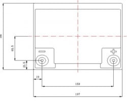 NPP NPG12V-38Ah, GEL BATTERY, C20=38AH, T14,197*165*174*174, 11KG, Light grey - Img 2