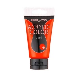 Pentel arts akrilna boja 75ml narandžasta ( P.WA3T03 )