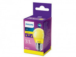 Philips led sijalica u boji 3,1W (25W)E27 P45 ZUTA PS628 - Img 1